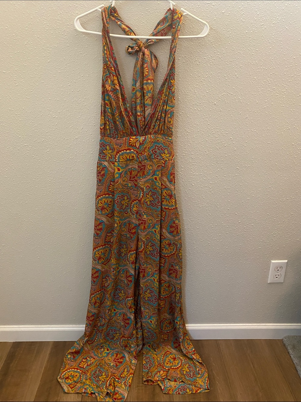 Boho Paisley Halter Maxi Dress - Multiple ways to wear